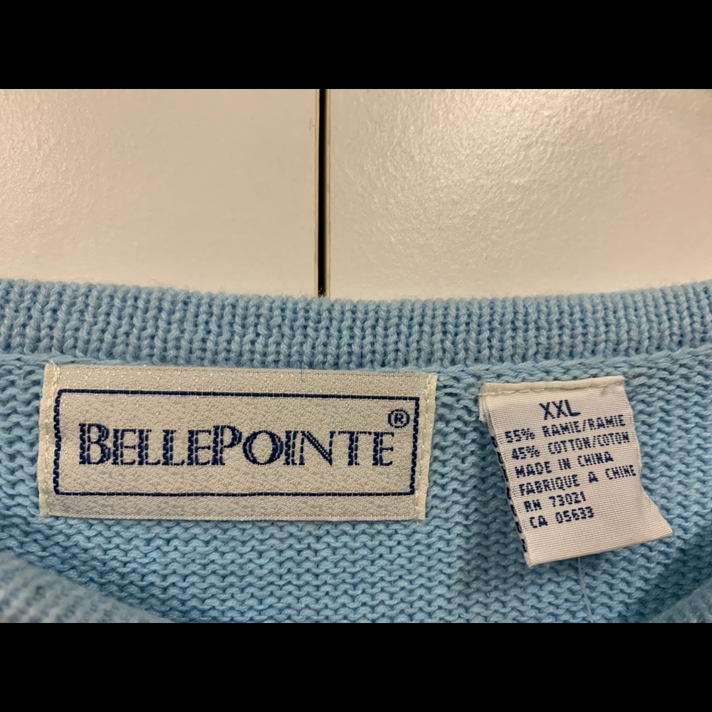 NWT BellePointe Flamingo Sky Pullover/ Sweater - sz XXL - Picture 4 of 6
